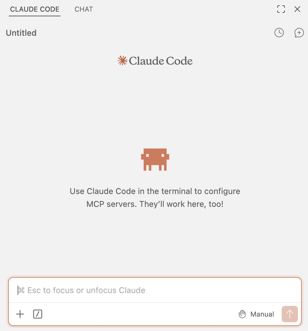 Screenshot of the Claude Code interface, showing the first window after logging in