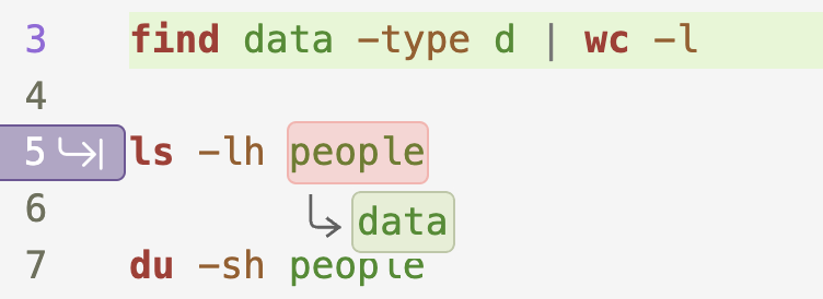 Screenshot of Copilot next edit suggestion for recurring pattern