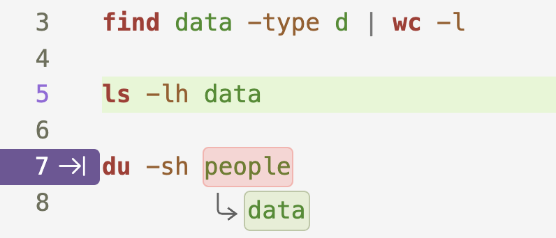 Screenshot of Copilot next edit suggestion for recurring pattern
