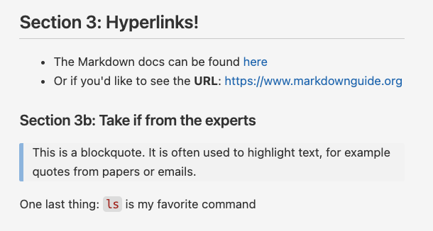 A VS Code preview of a Markdown document.
