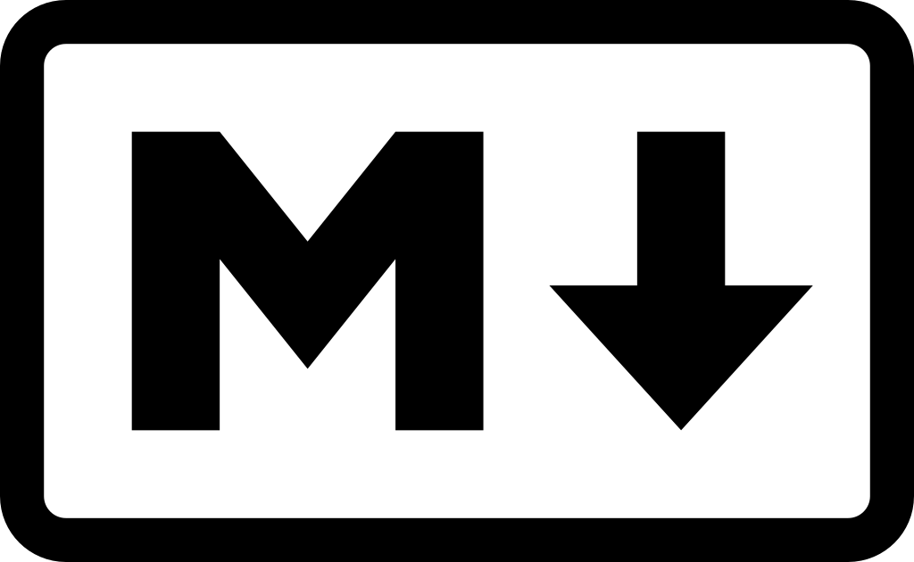 The Markdown logo.